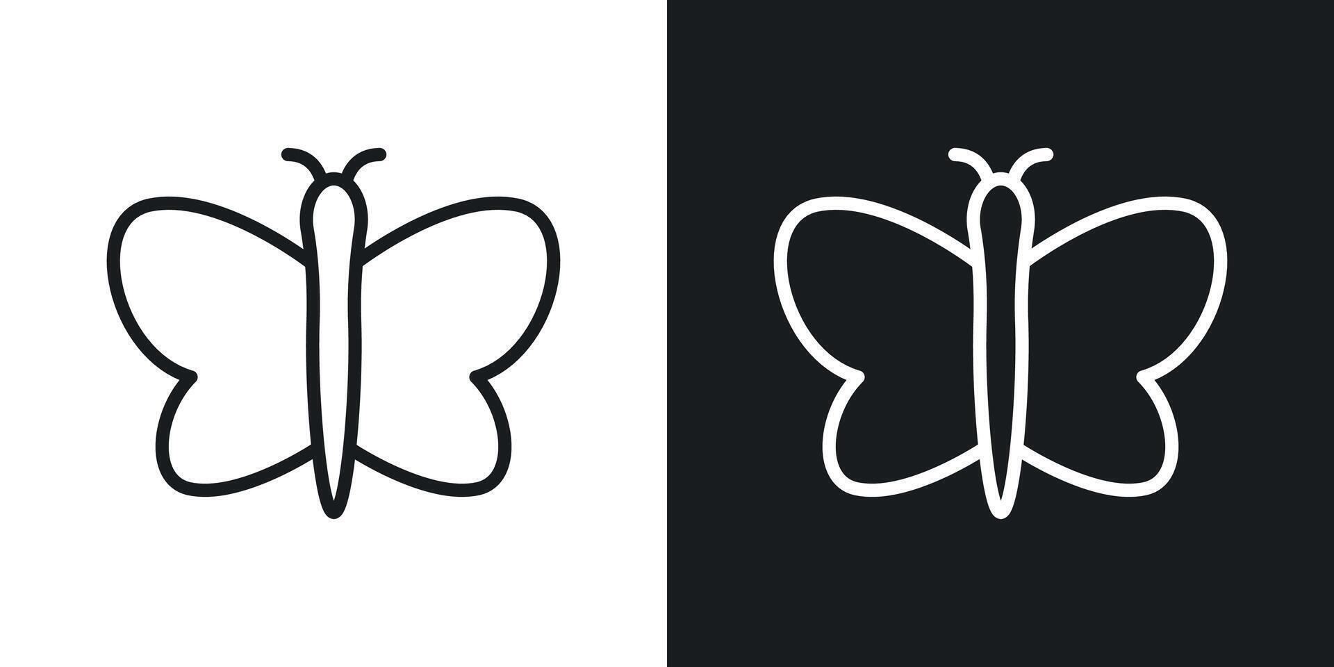 Butterfly vector icon