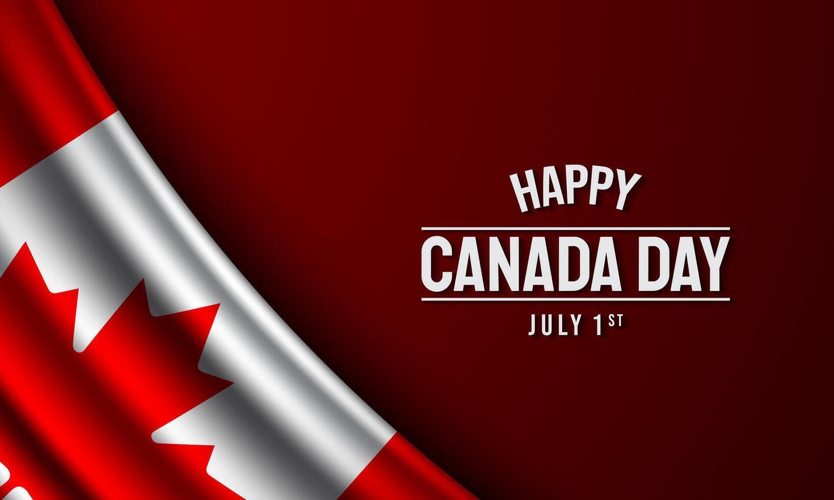 Canada Day Background Design. vector