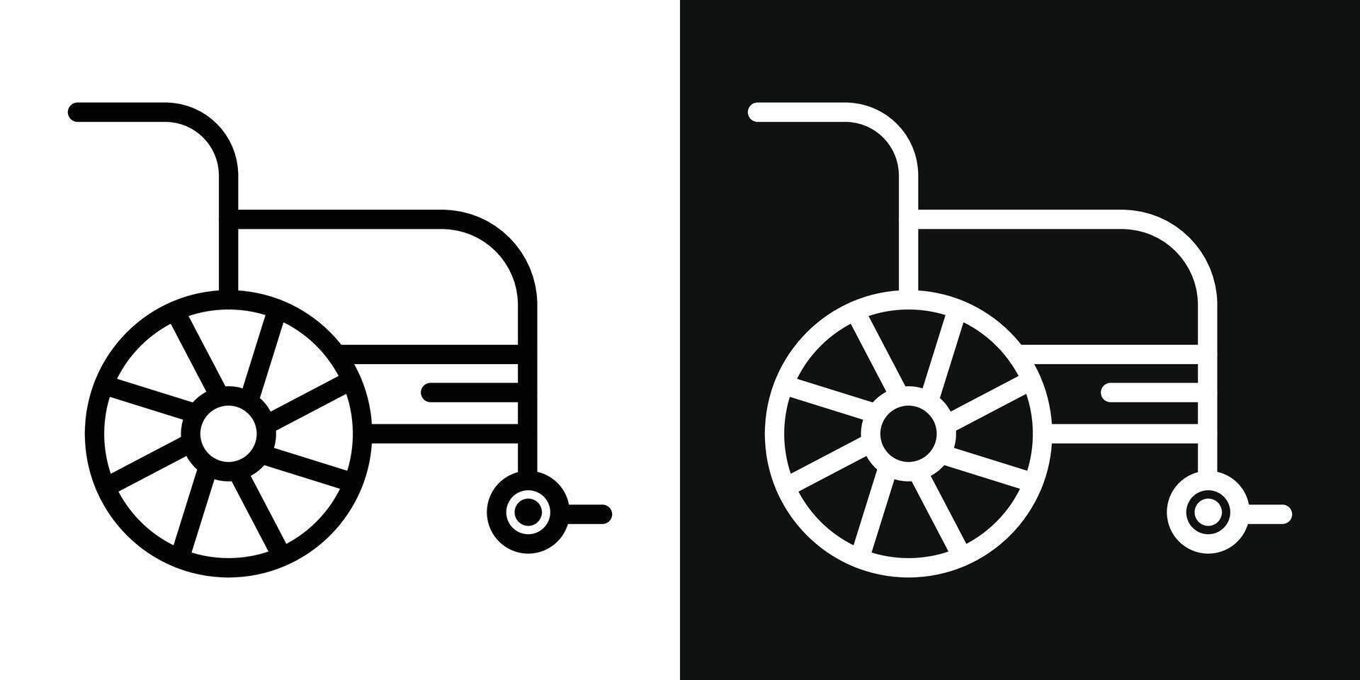 Wheelchair vector icon