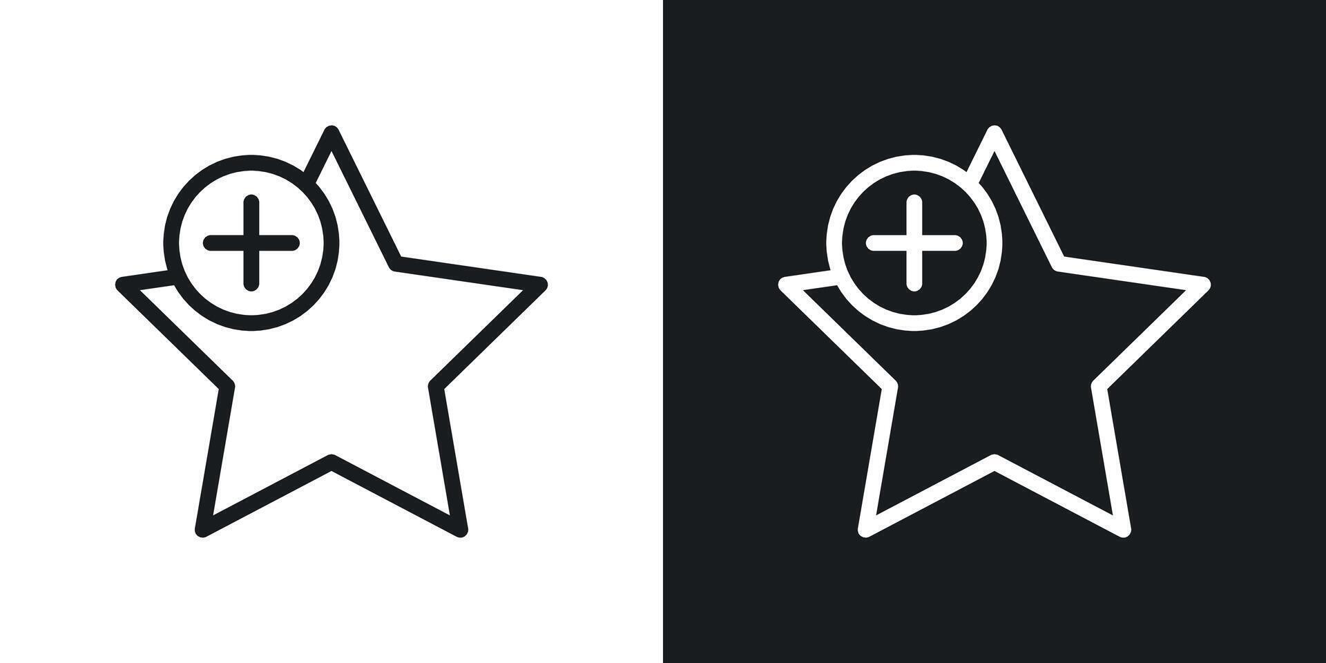 Star favorite icon vector