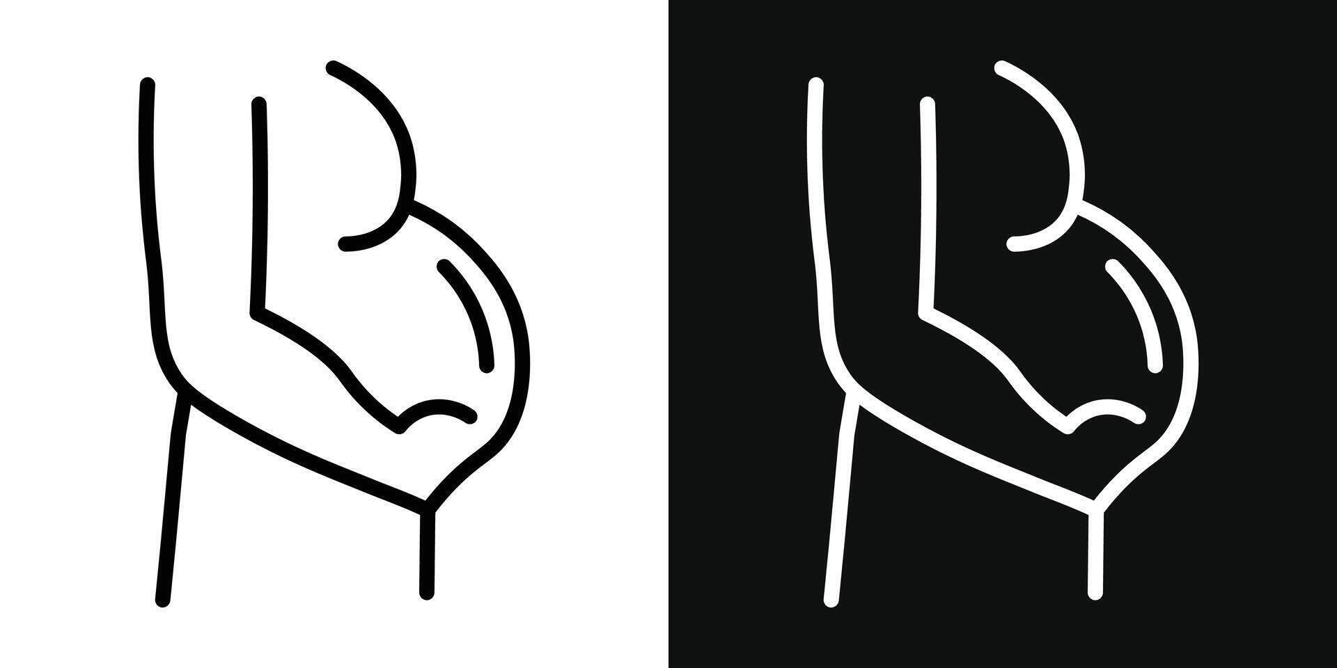 Pregnancy complications icon vector