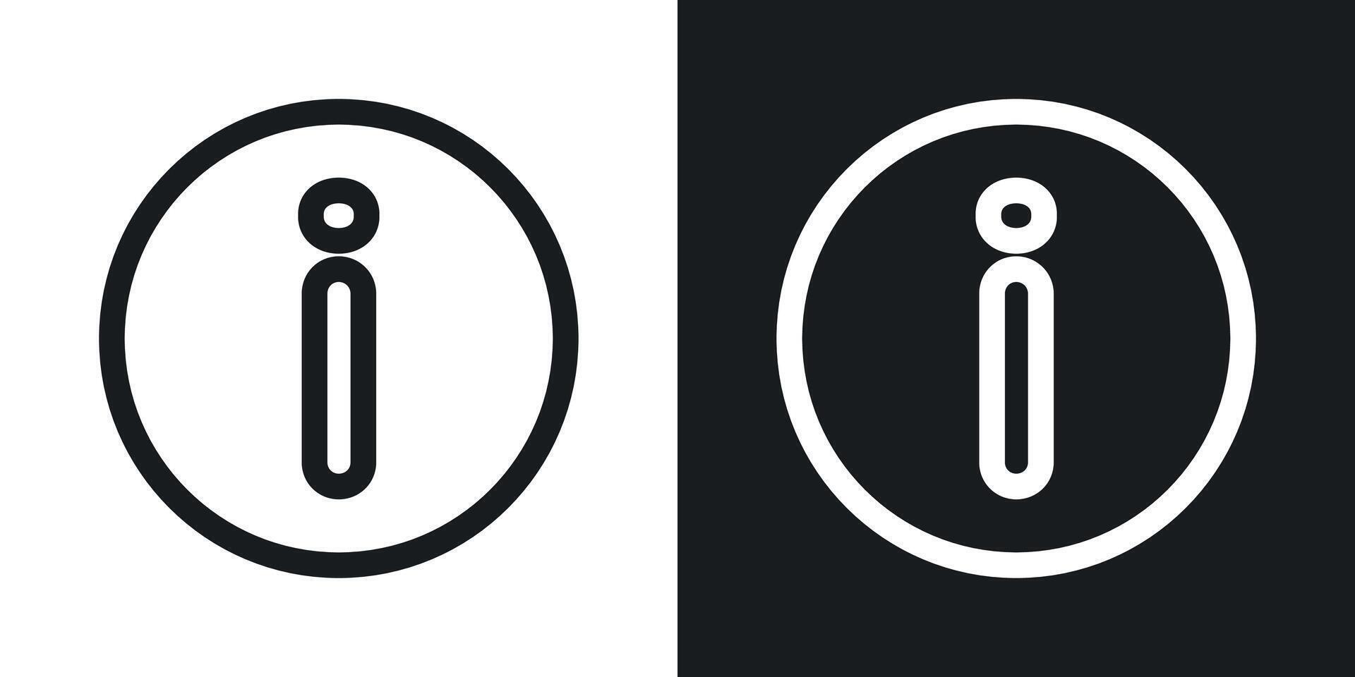 Information vector icon