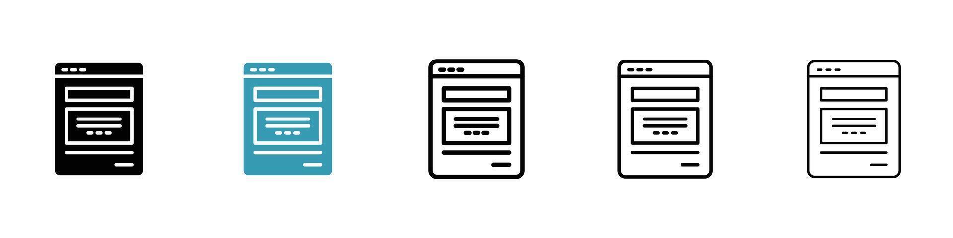 Feedback form icon vector