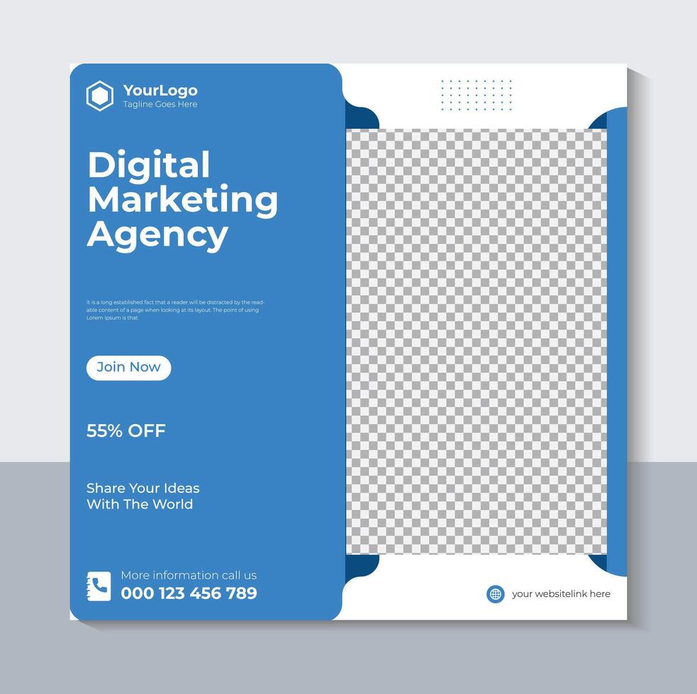 Business Social Media Post Template, Free Vector