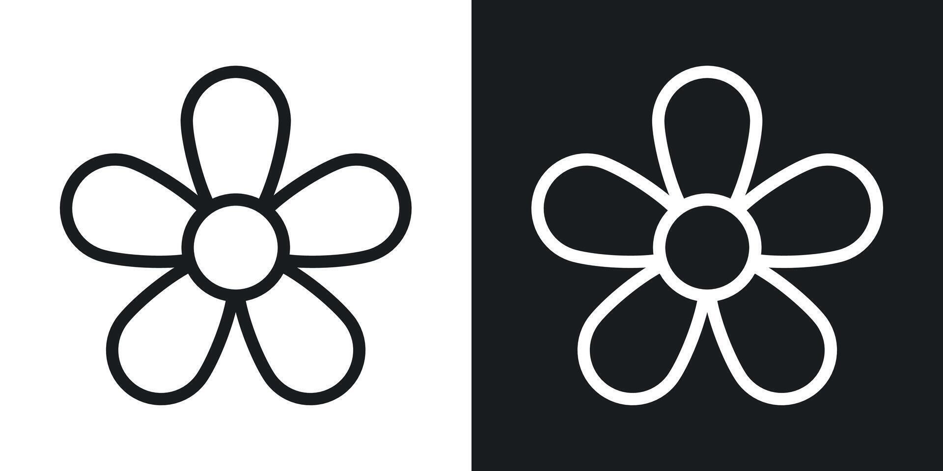 Flowers vector icon