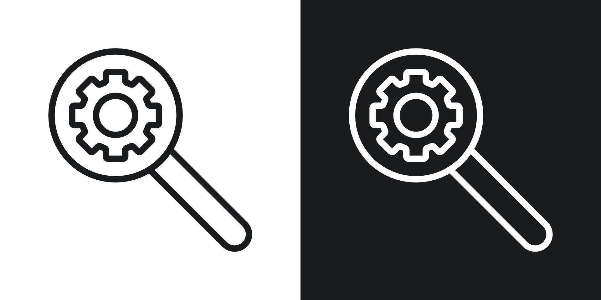 Search engine optimization icon vector