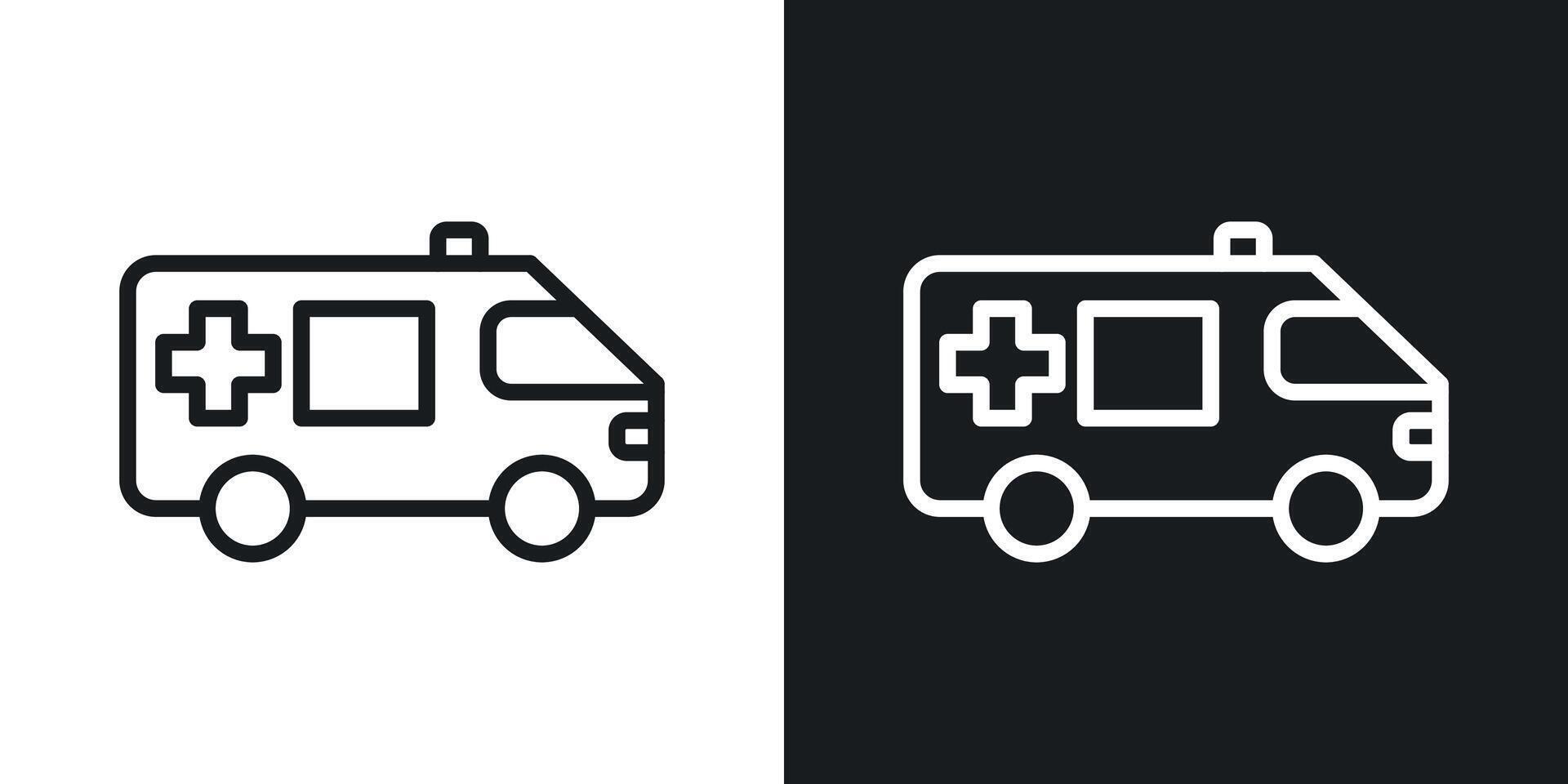 Ambulance vector icon