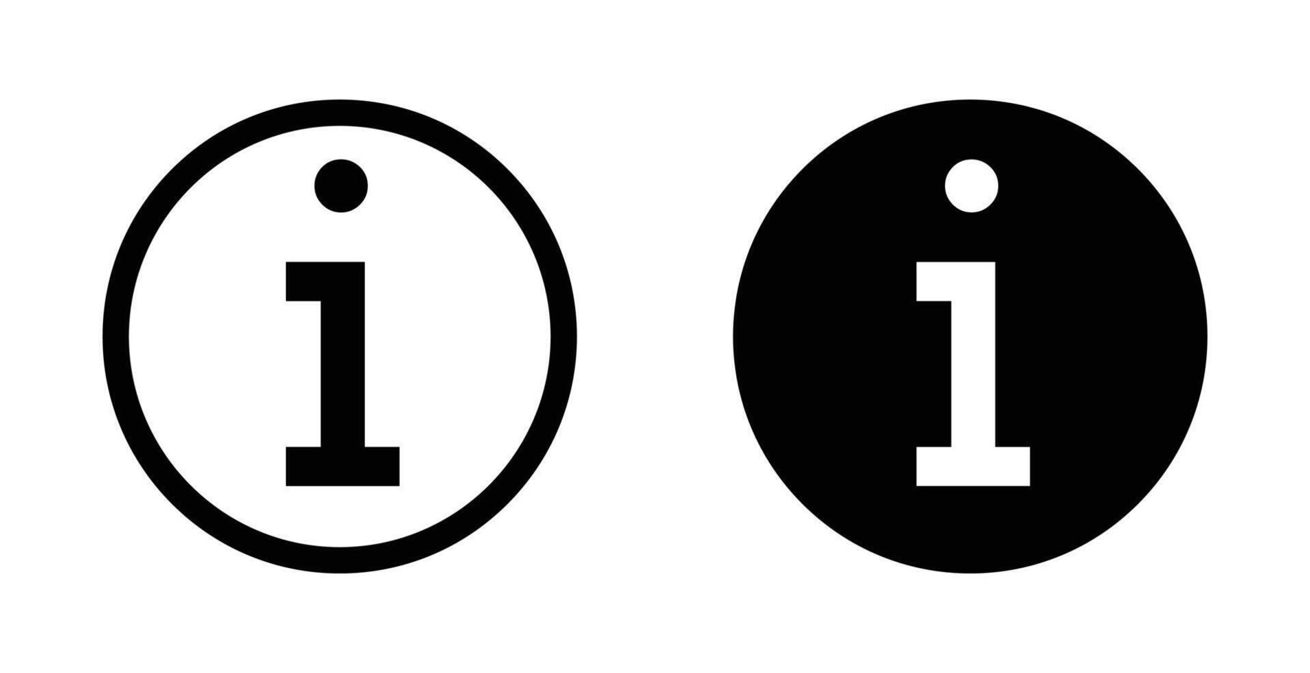 Information vector icon