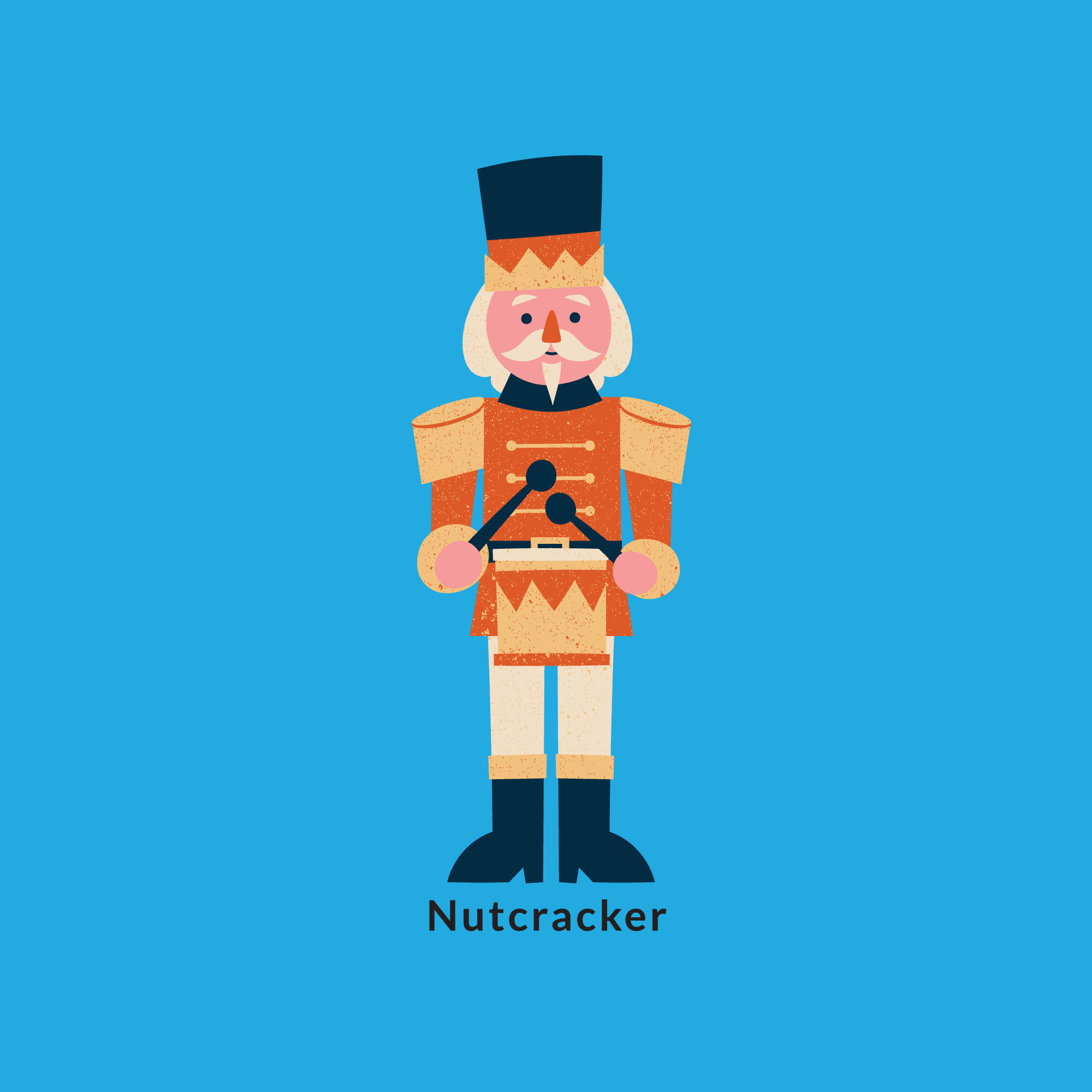 Christmas Nutcracker and London guard 40280437 Vector Art at Vecteezy