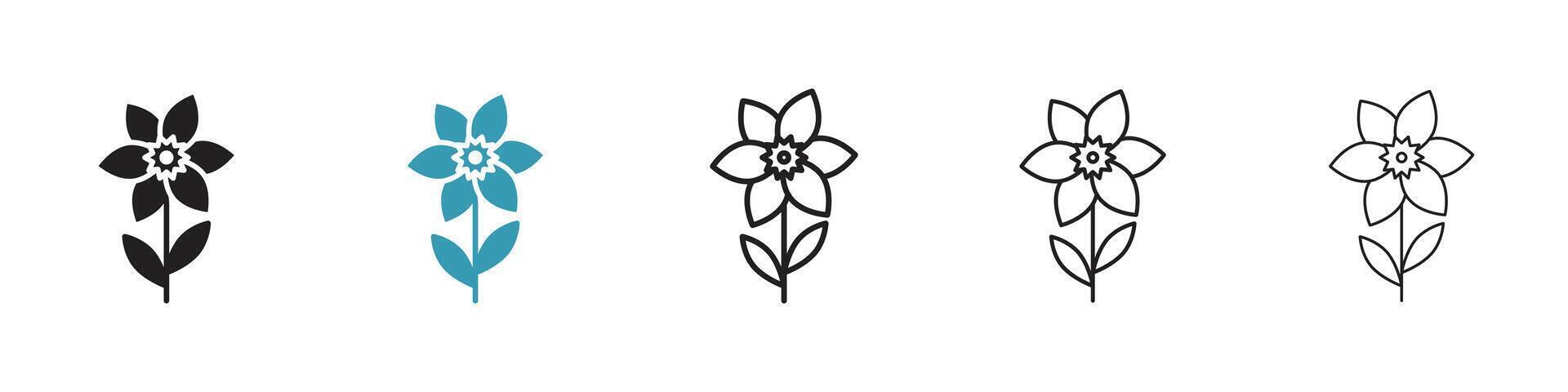 Daffodil vector icon