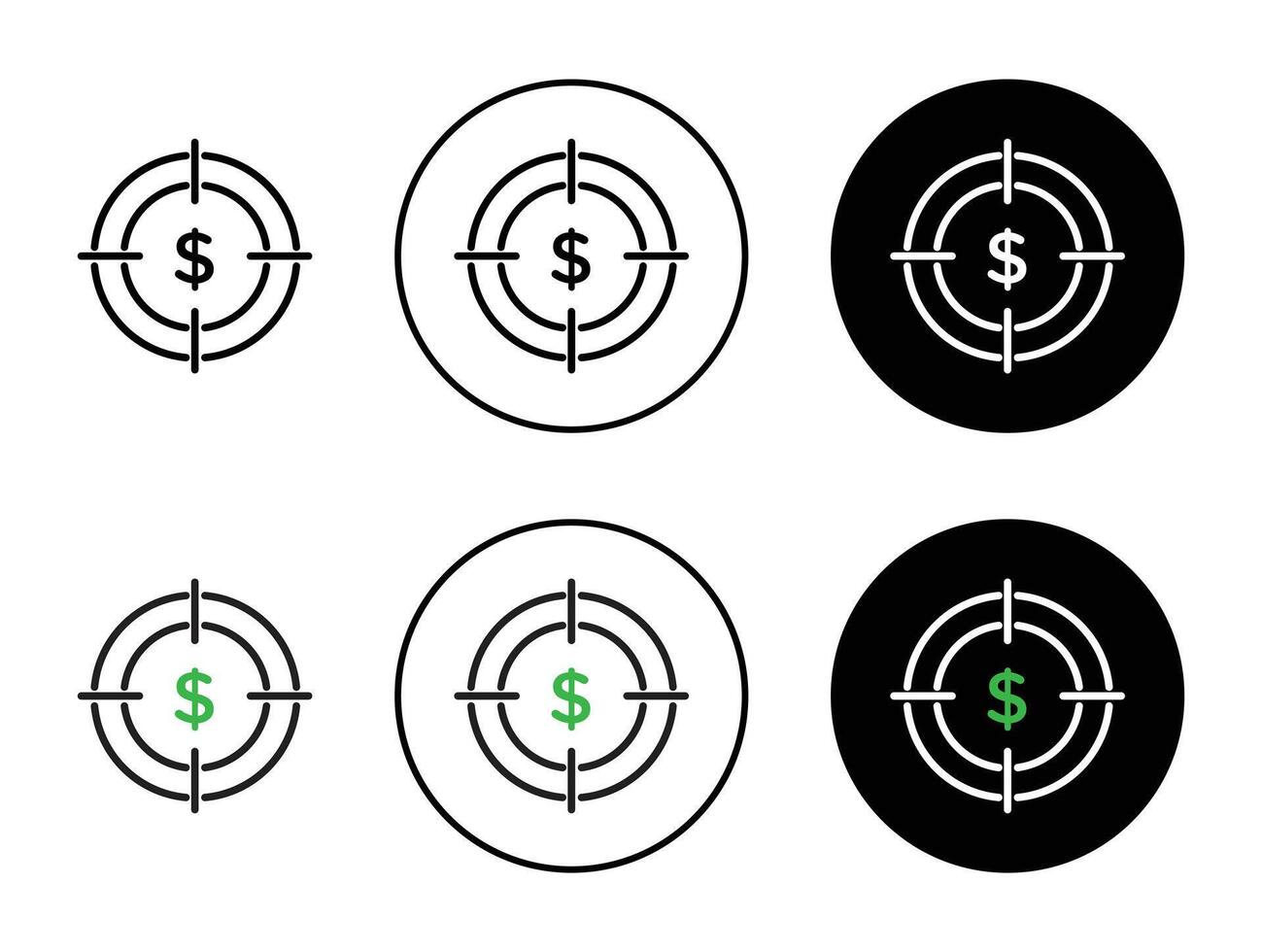 oportunidad detección icono vector