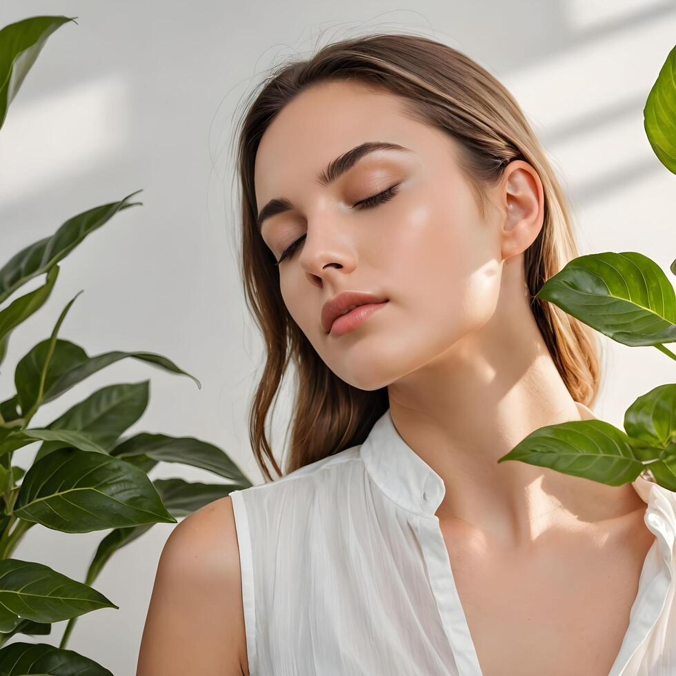 AI generated Serenity and Nature A Moment of Peaceful Rest photo