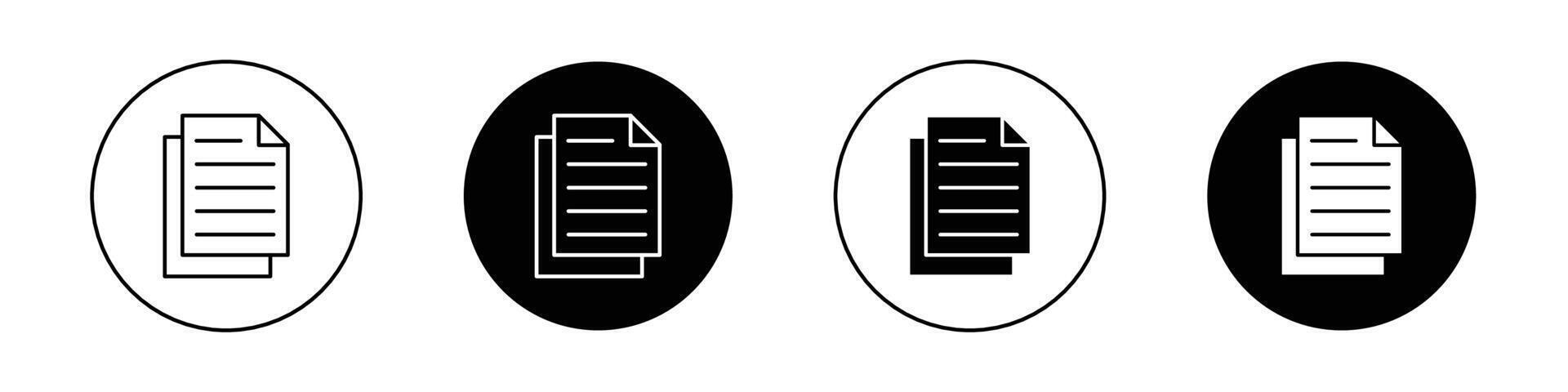 Document vector icon