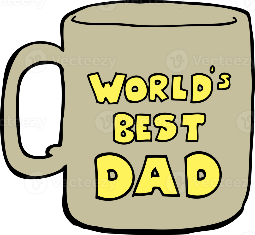worlds best dad mug png