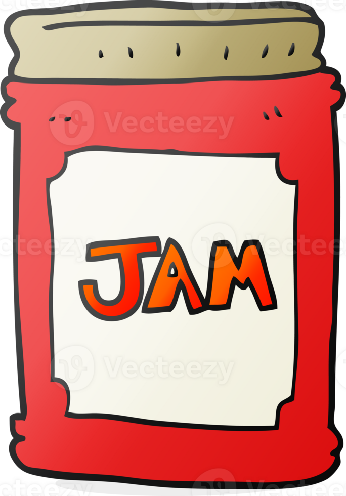 cartoon jam jar png