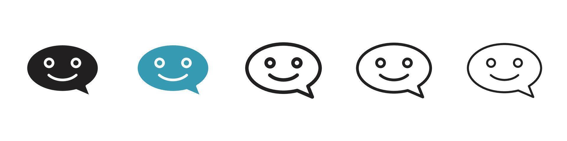 Live chat icon vector