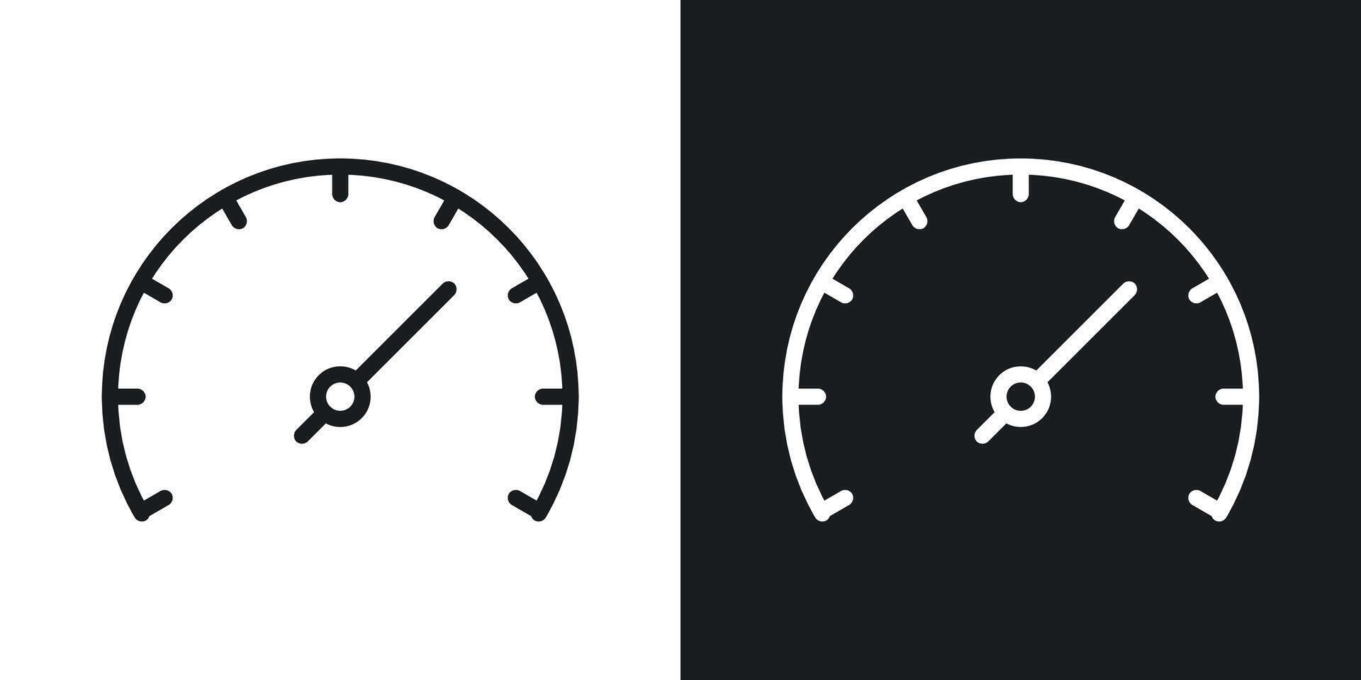 Speedometer vector icon