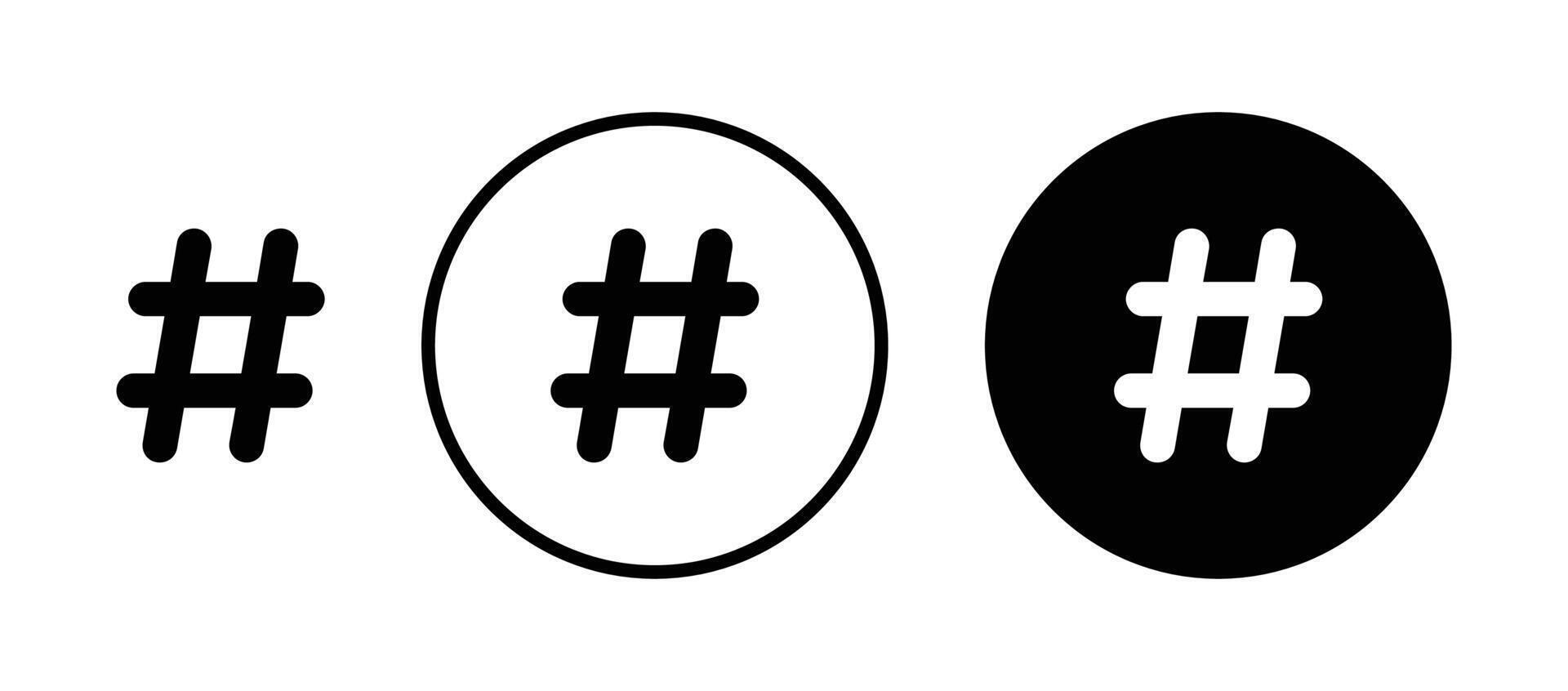 Hashtag vector icon