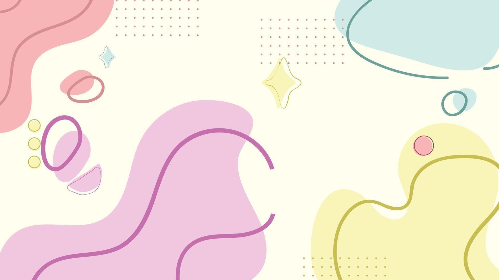 Abstract background with wavy shapes. Vector illustration for your design.