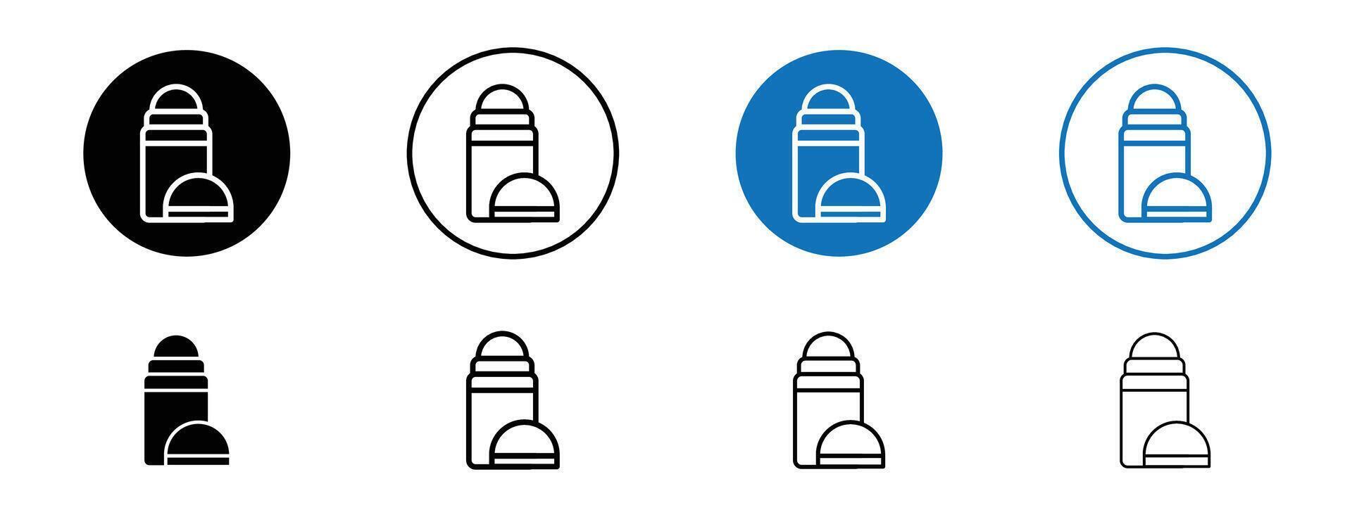 Deodorant roll on icon vector