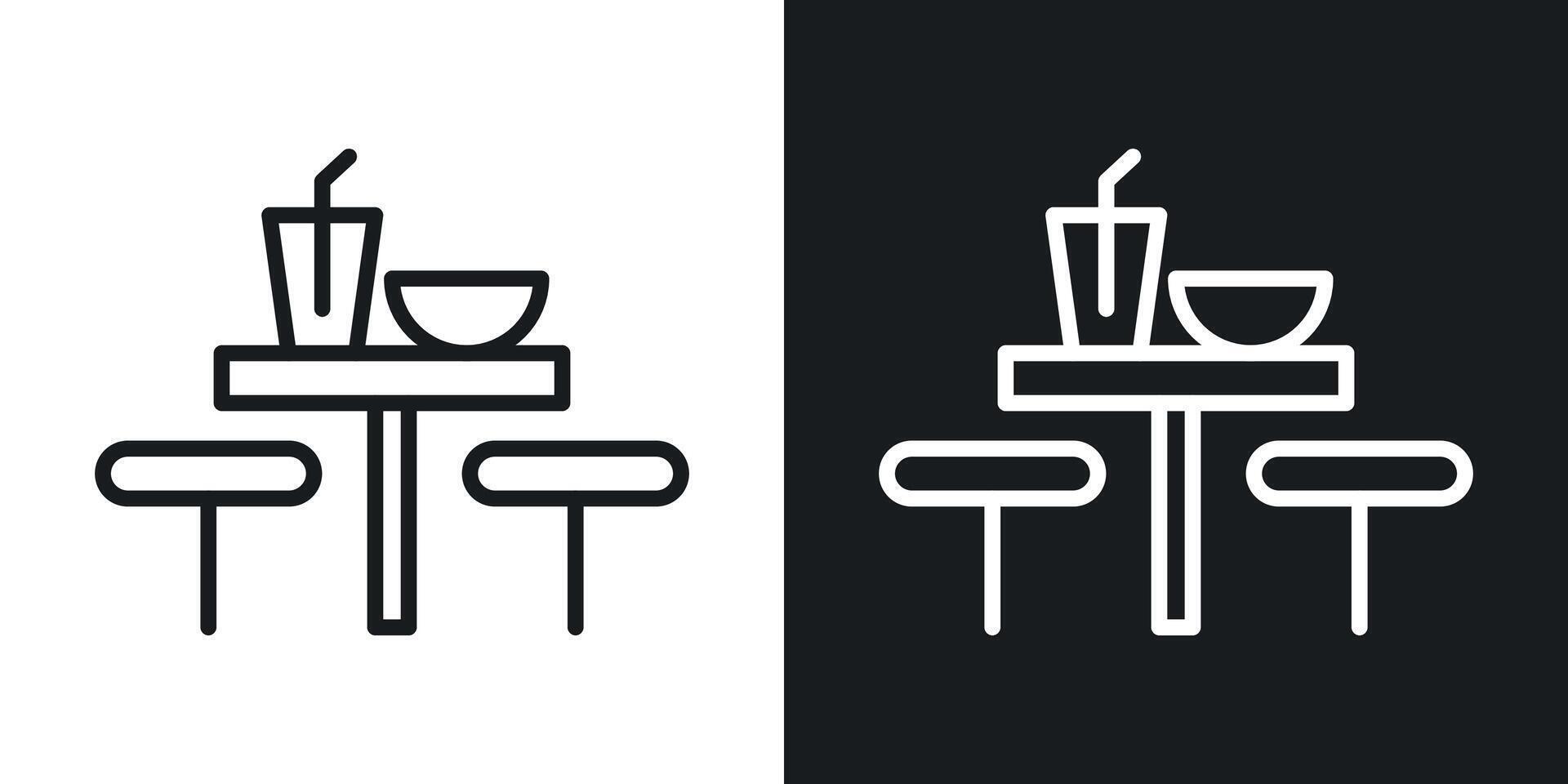 Cafeteria vector icon