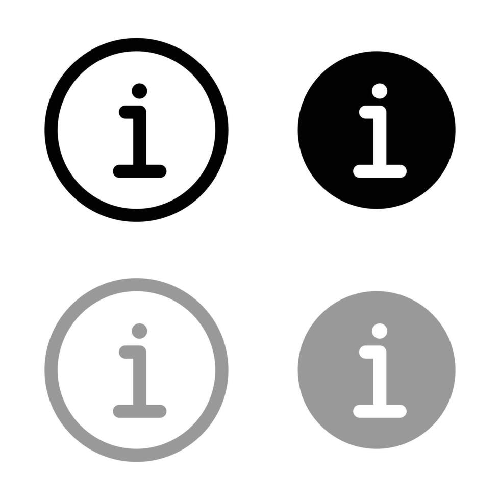 Information vector icon