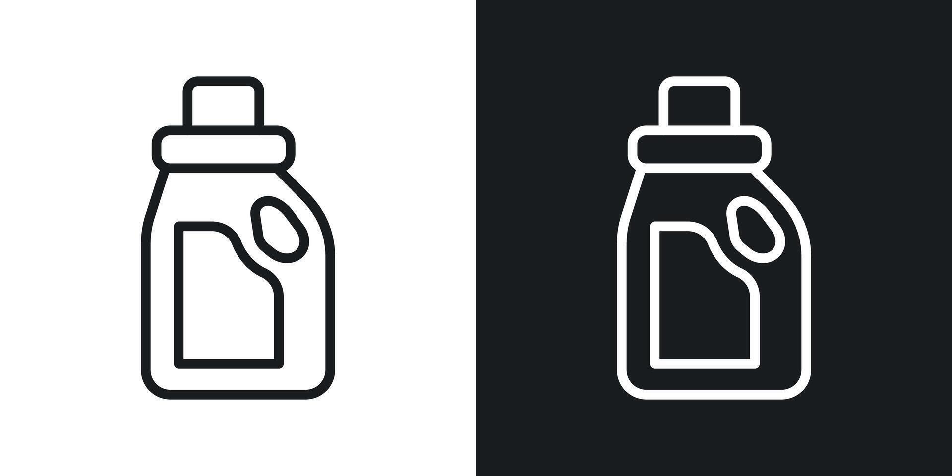 líquido detergente icono vector