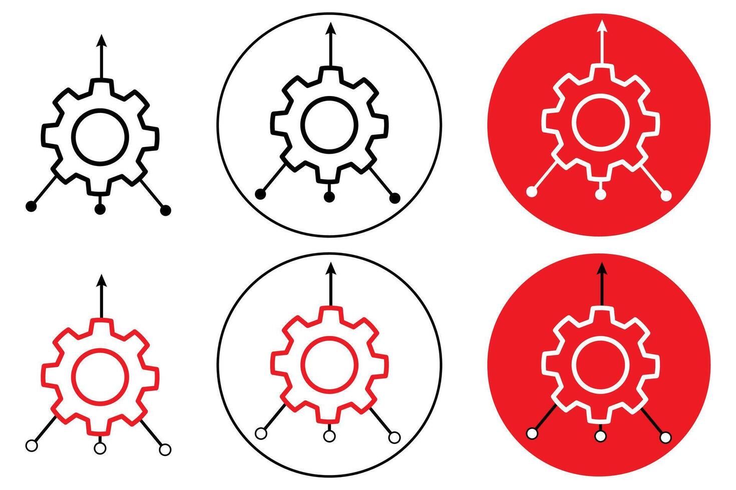 Vector consolidation icon set suitable for website UI designs.