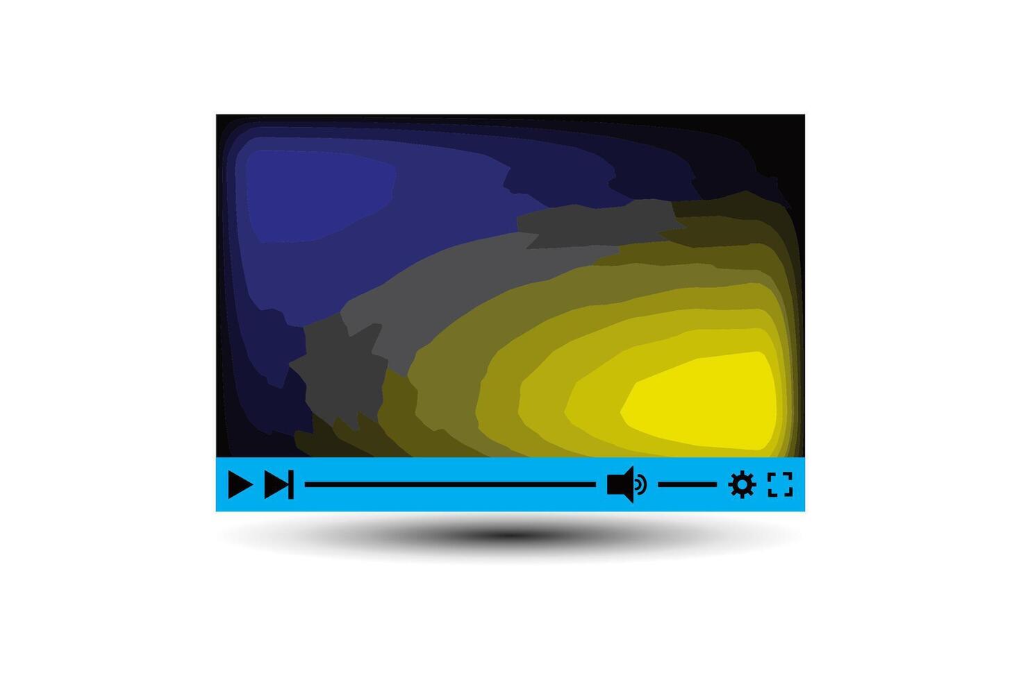 televisión 4k plano pantalla lcd o monitoreado, realista plasma televisión con pararse. vector