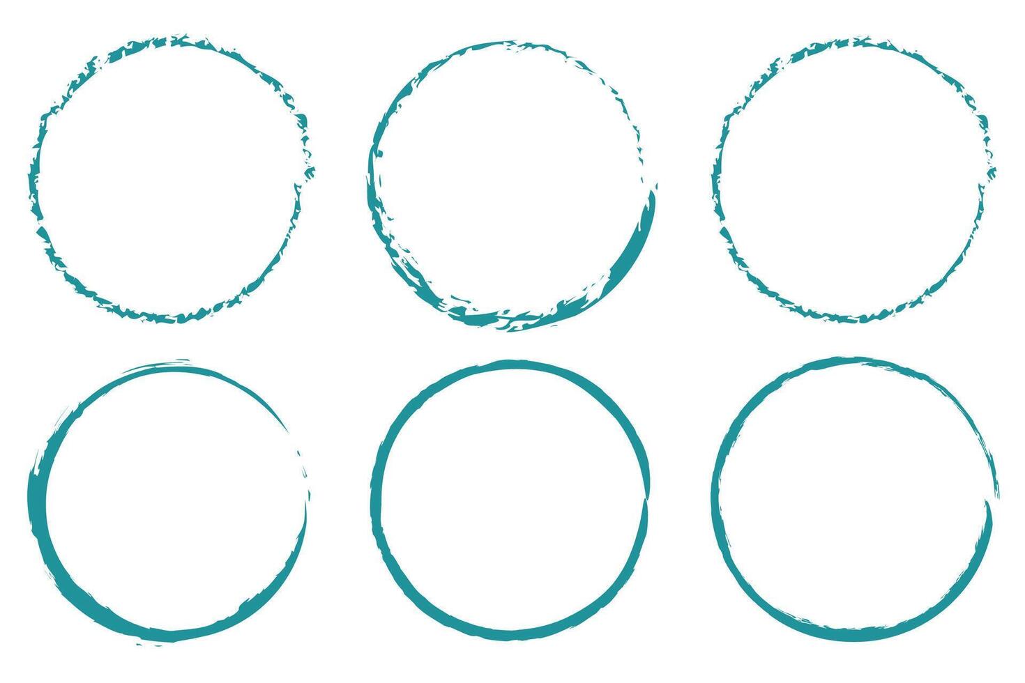 Enso zen stroke circle japanese brush symbol vector illustration.