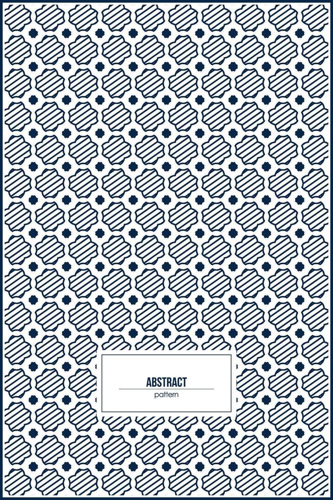 simple abstract pattern of flower shape with multiple diagonal stripe vector