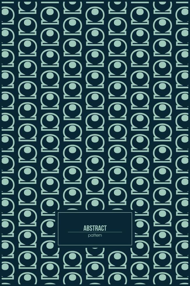 unique abstract circle pattern with dark background vector