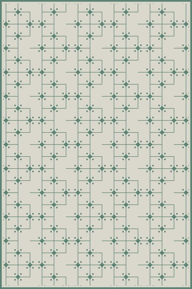 creative rectangle lines pattern with rhombus ornaments vector