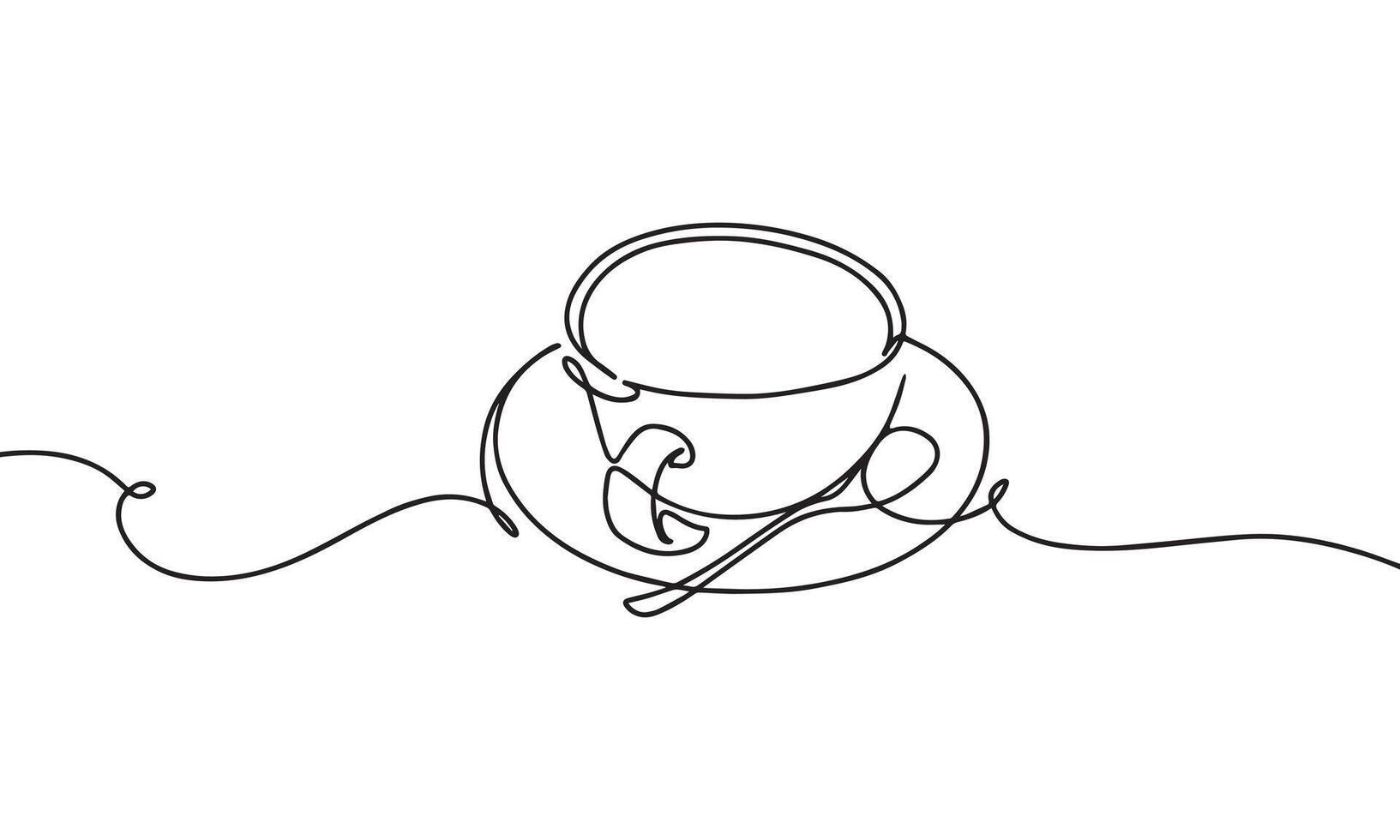 cup of coffee illustration vector