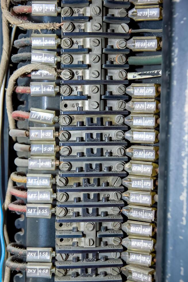 close up of a network cable, close up of a power supply photo