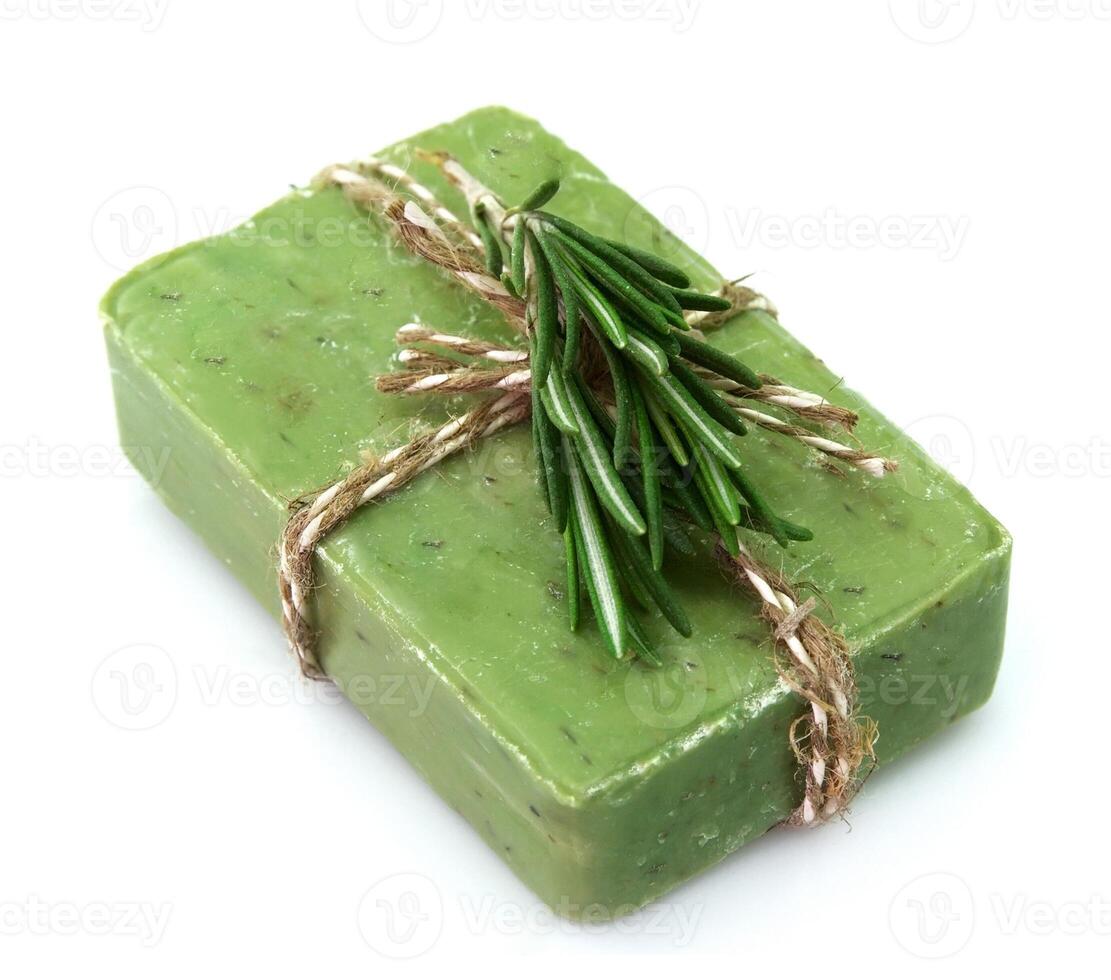 Soap with rosemary photo