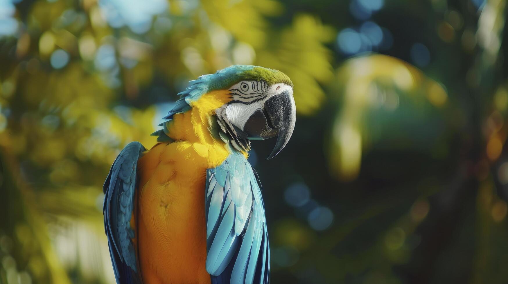 AI generated A beautiful parrot photo