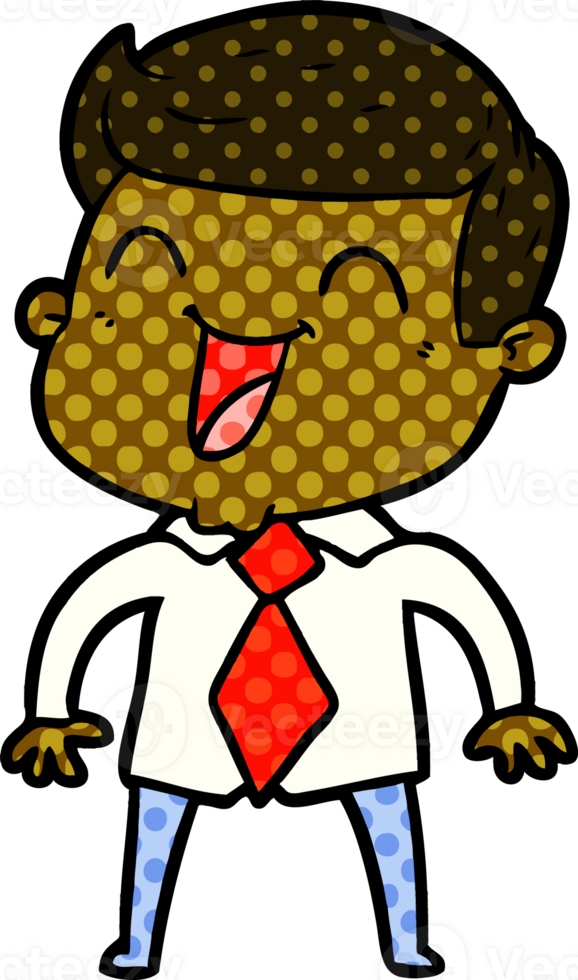 cartoon man laughing png