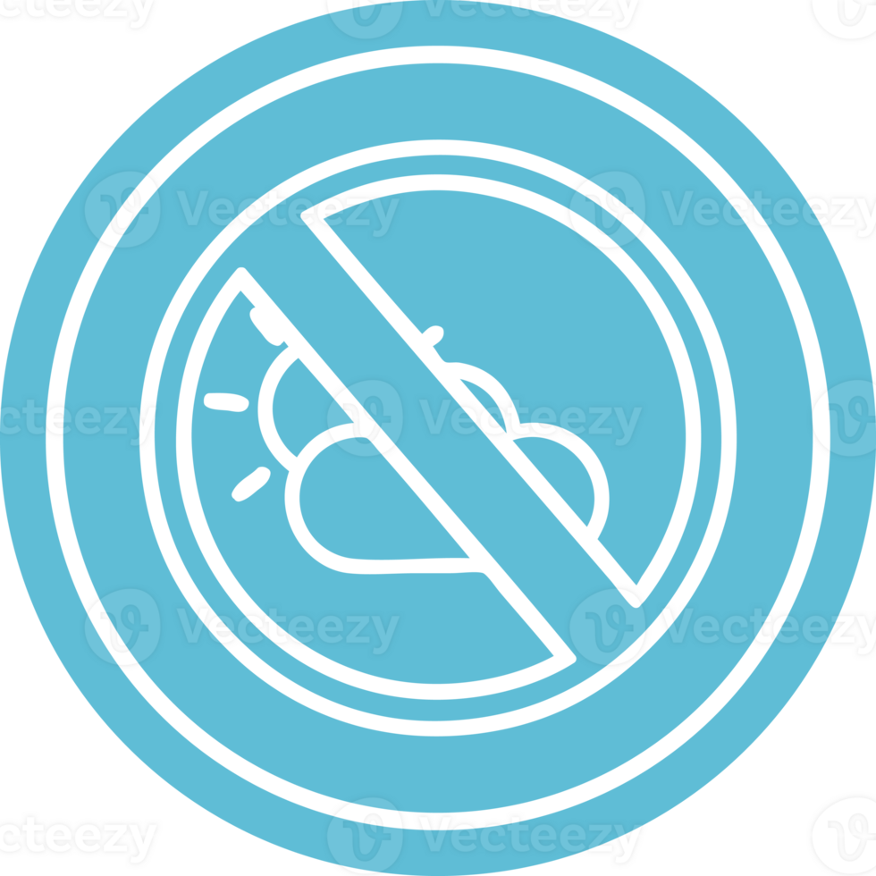 no weather circular icon symbol png