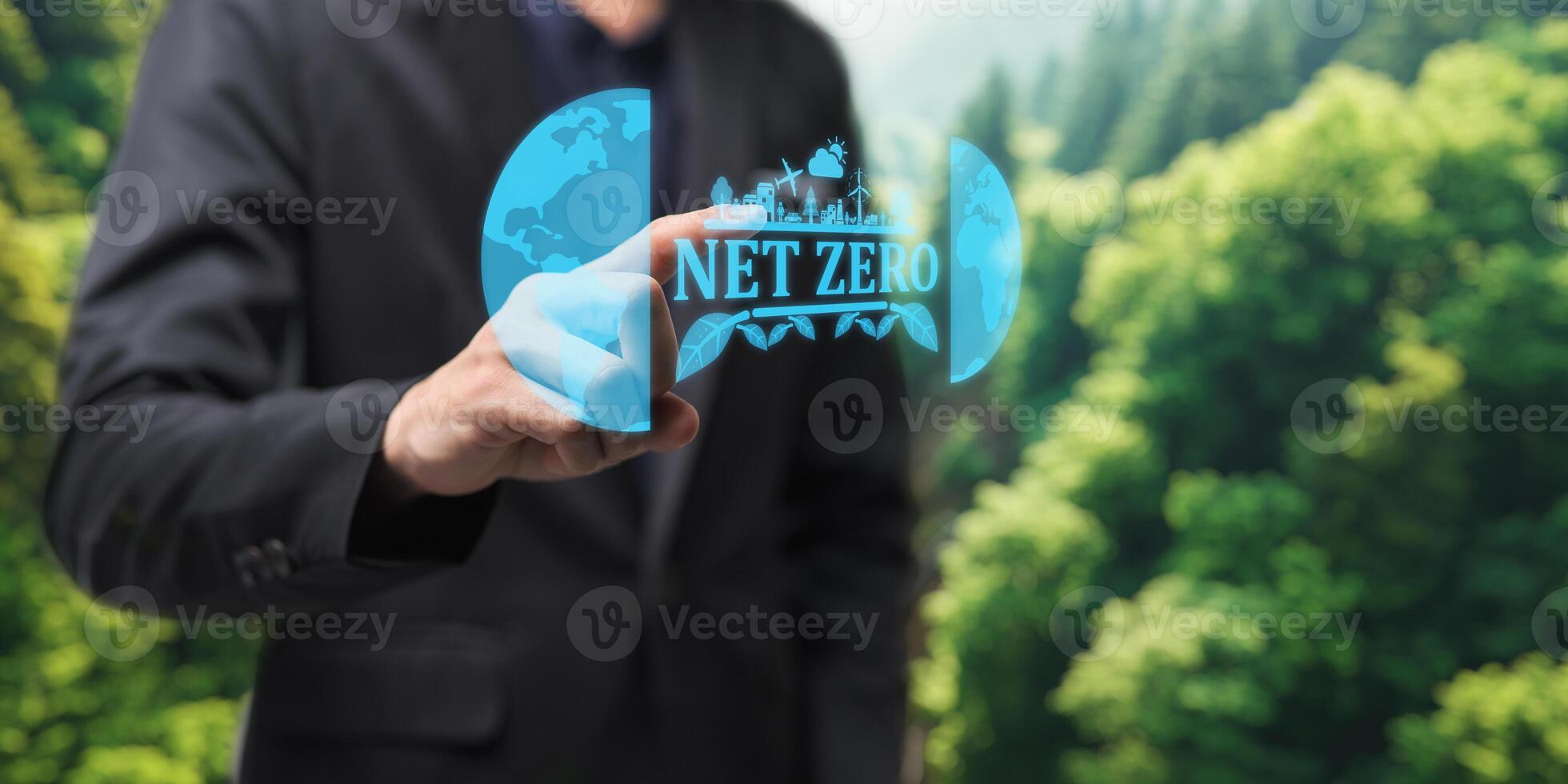 Global net zero emissions describe a state in which carbon dioxide is released due to human activities and the removal of the gas photo