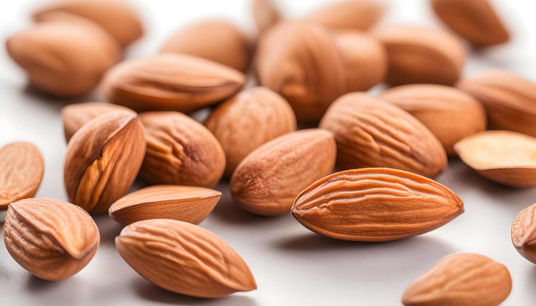 ai generado Almendras son un genial fuente de sano grasas foto