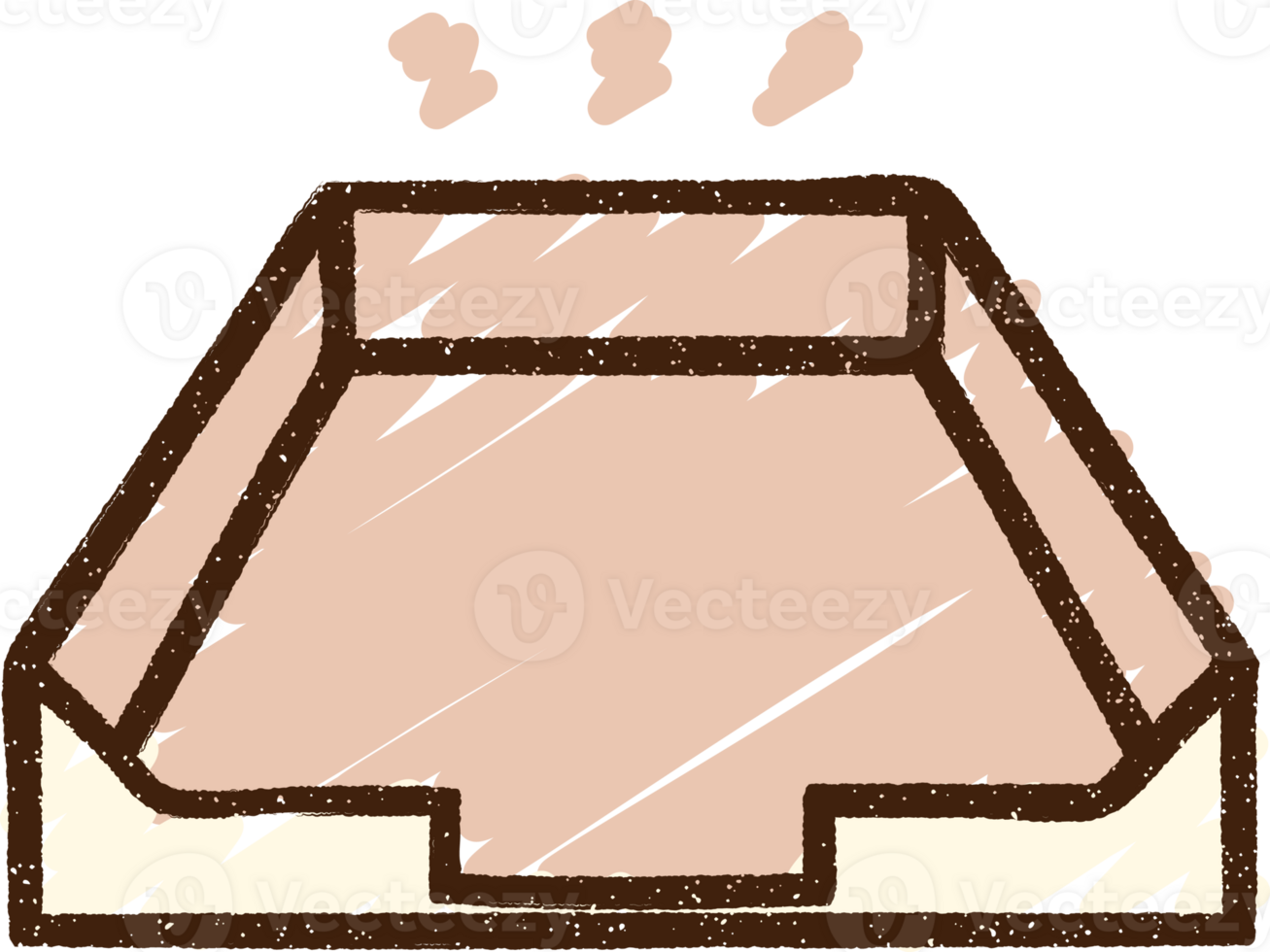 Office Tray Chalk Drawing png