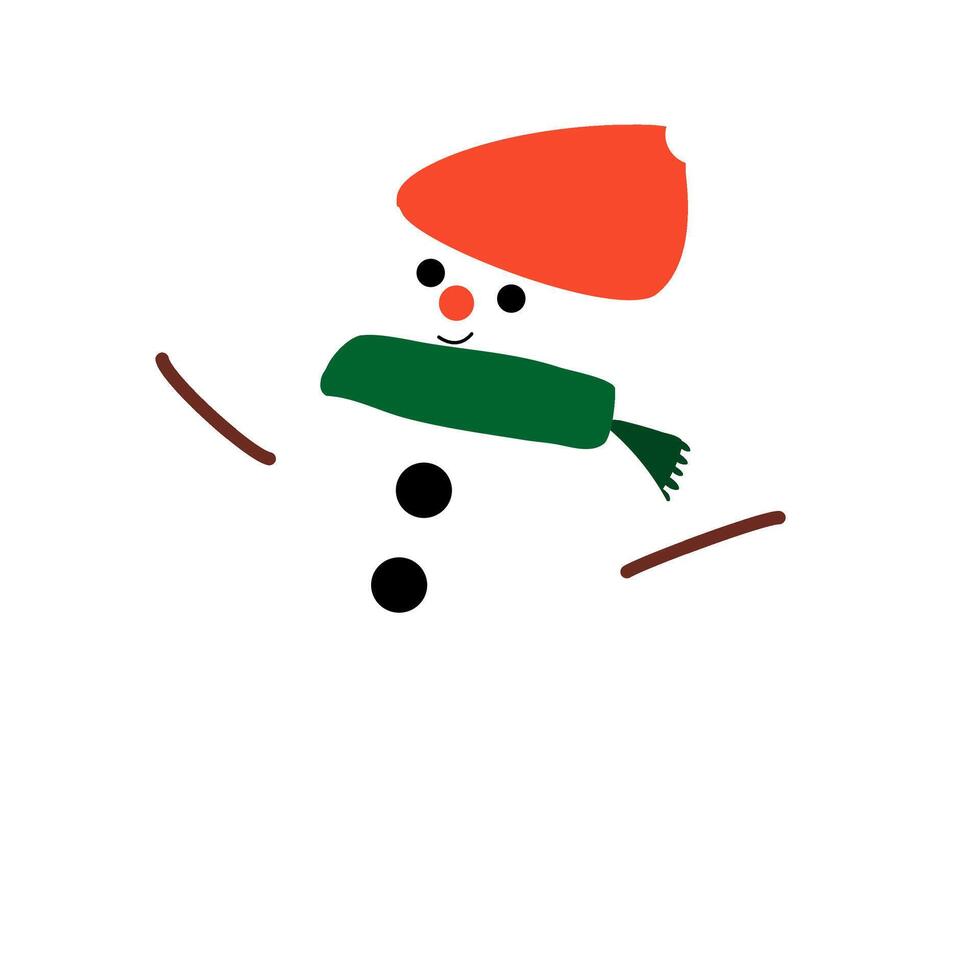 snowman Christmas elements vol 1 vector