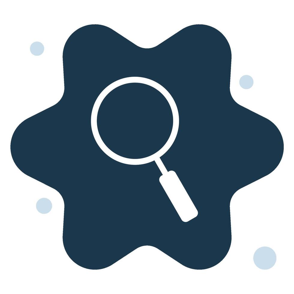 a magnifying glass icon on a white background search clipart vector