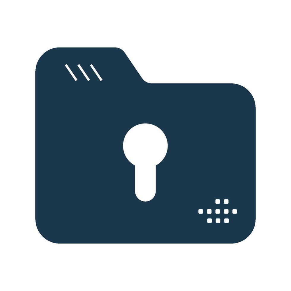a folder icon profile vector