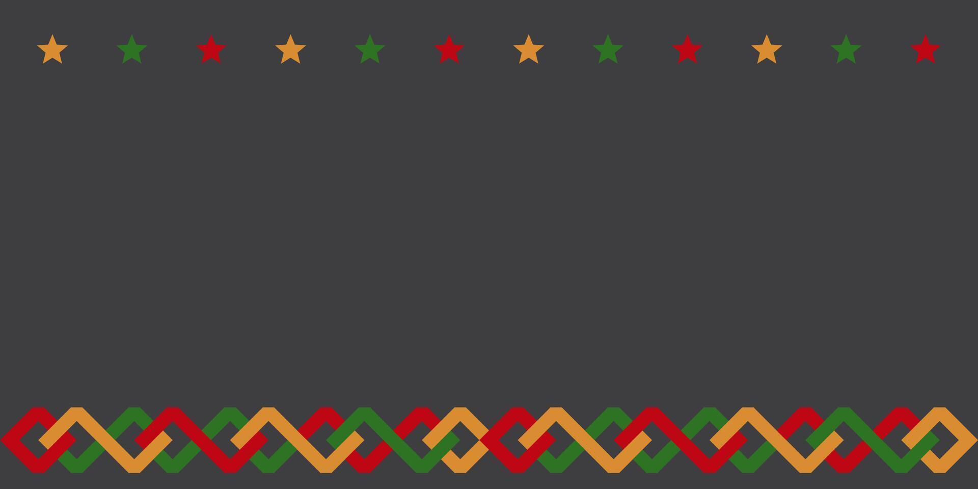 juneteenth banner with vintage border frame and stars. free copy space area vector template design. african american black history month.