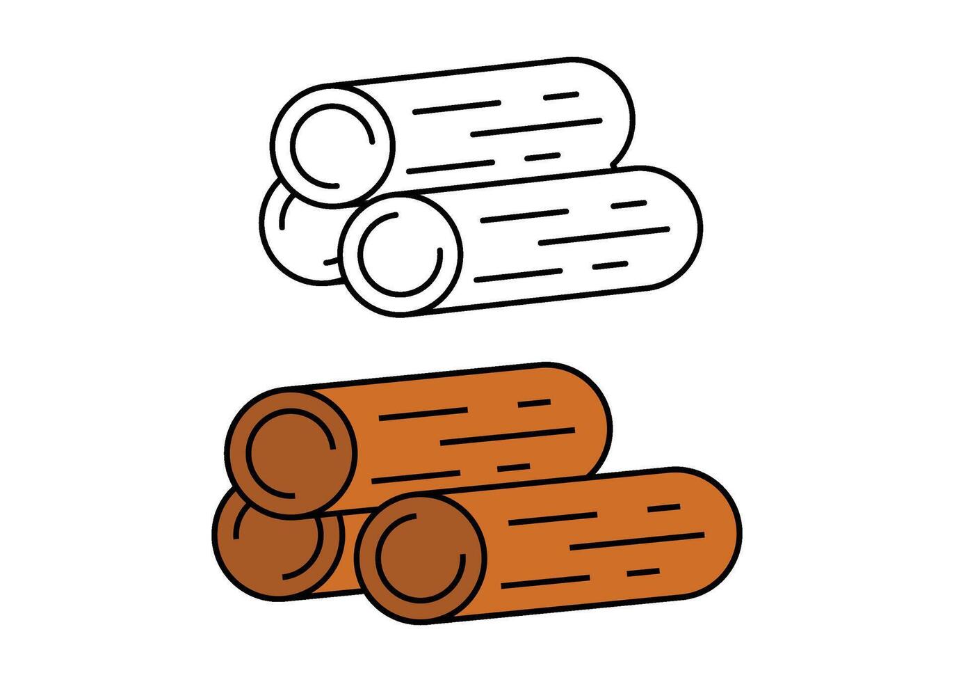 Log icon design template isolated clipart vector