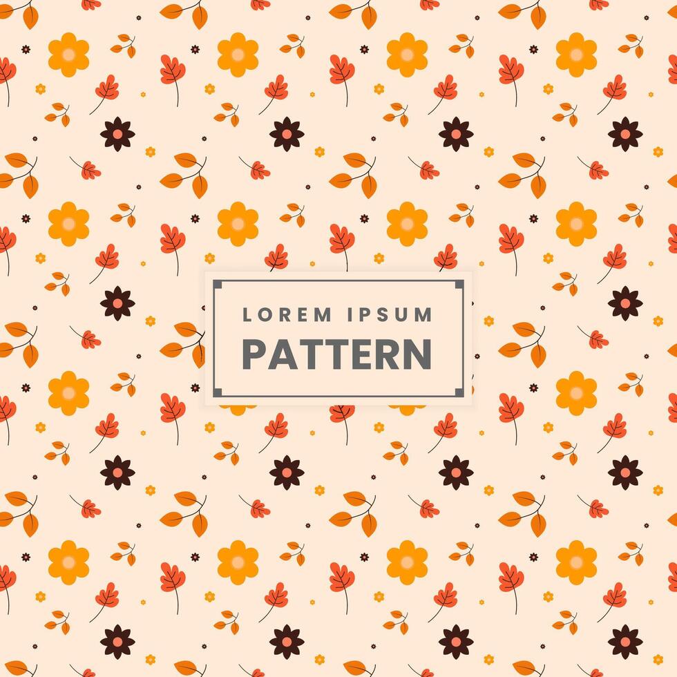 Seamless flower pattern textile prints pattern design. Vector Illustration.