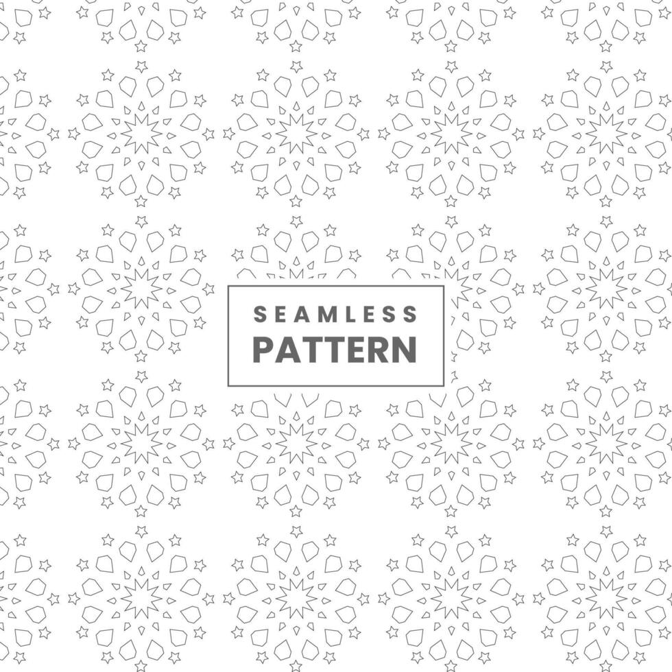 Seamless Arabic geometric pattern design . vector illustration