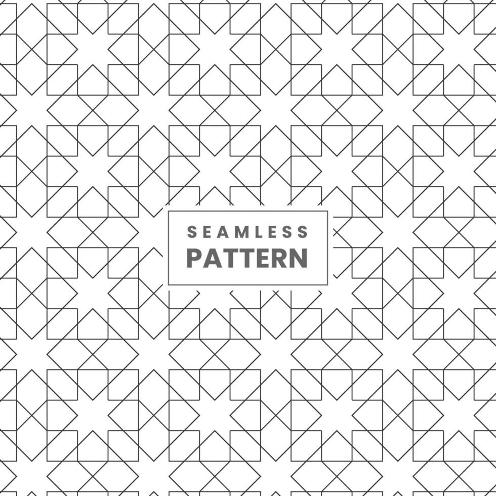 Seamless Arabic geometric pattern design . vector illustration